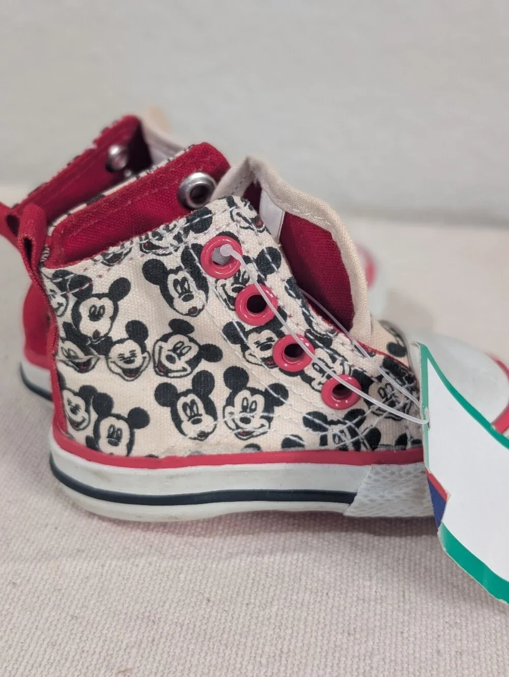 NWT Vintage Disney 1990's Mickey's Stuff for Kids shoes sneakers toddler size 1